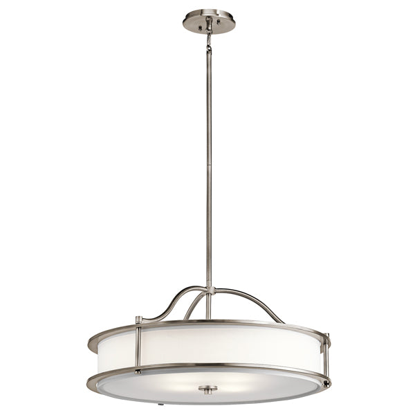 Product photograph of Elstead Emory 4 Light Pendant Classic Pewter from Olivia's