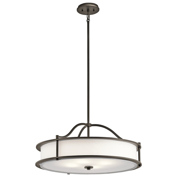 Product photograph of Elstead Emory 4 Light Pendant Olde Bronze from Olivia's