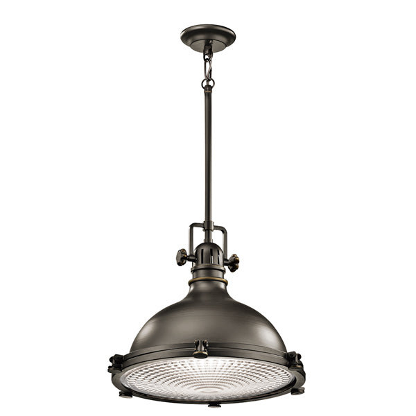 Product photograph of Elstead Hatteras Bay 1 Light Pendant Olde Bronze Extra Large from Olivia's