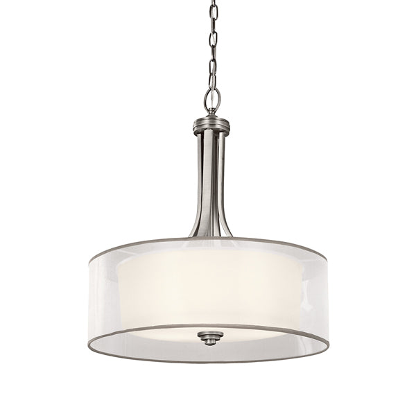 Elstead Lacey 4 Light Pendant Antique Pewter