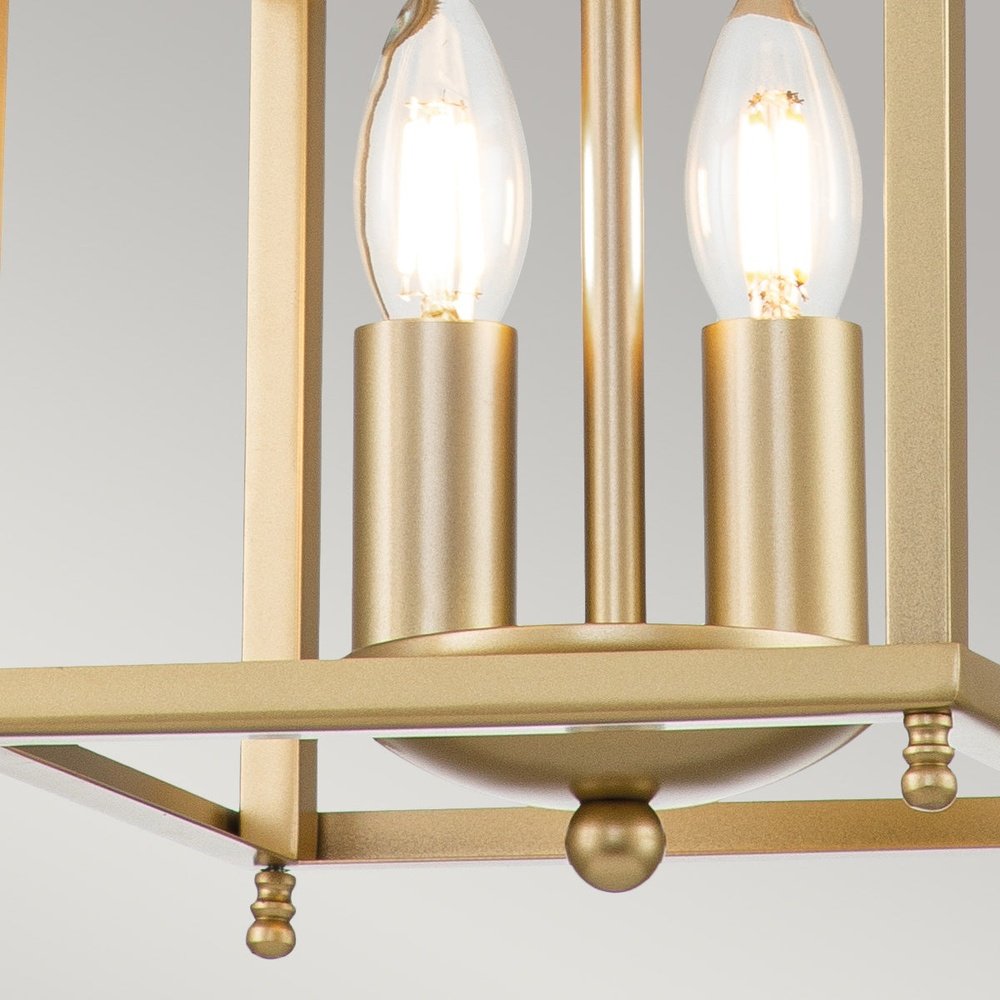 Product photograph of Kichler Larkin Pendant Light In Painted Brass Small from Olivia's.