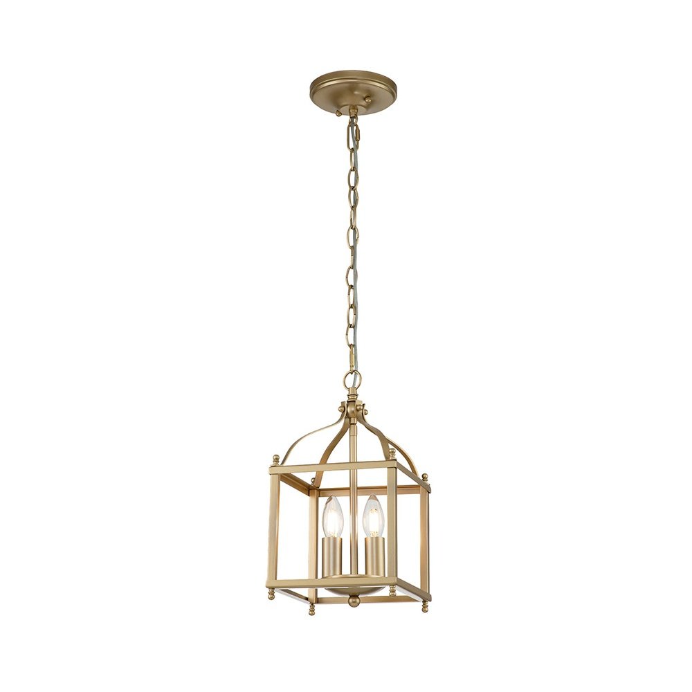 Product photograph of Kichler Larkin Pendant Light In Painted Brass Large from Olivia's.