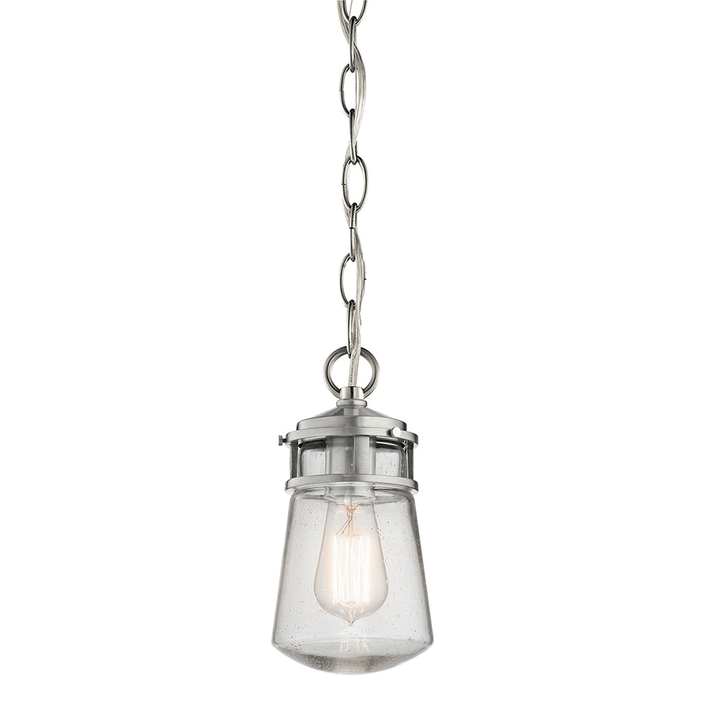 Elstead Lyndon Outdoor Chain Lantern Brushed Aluminum