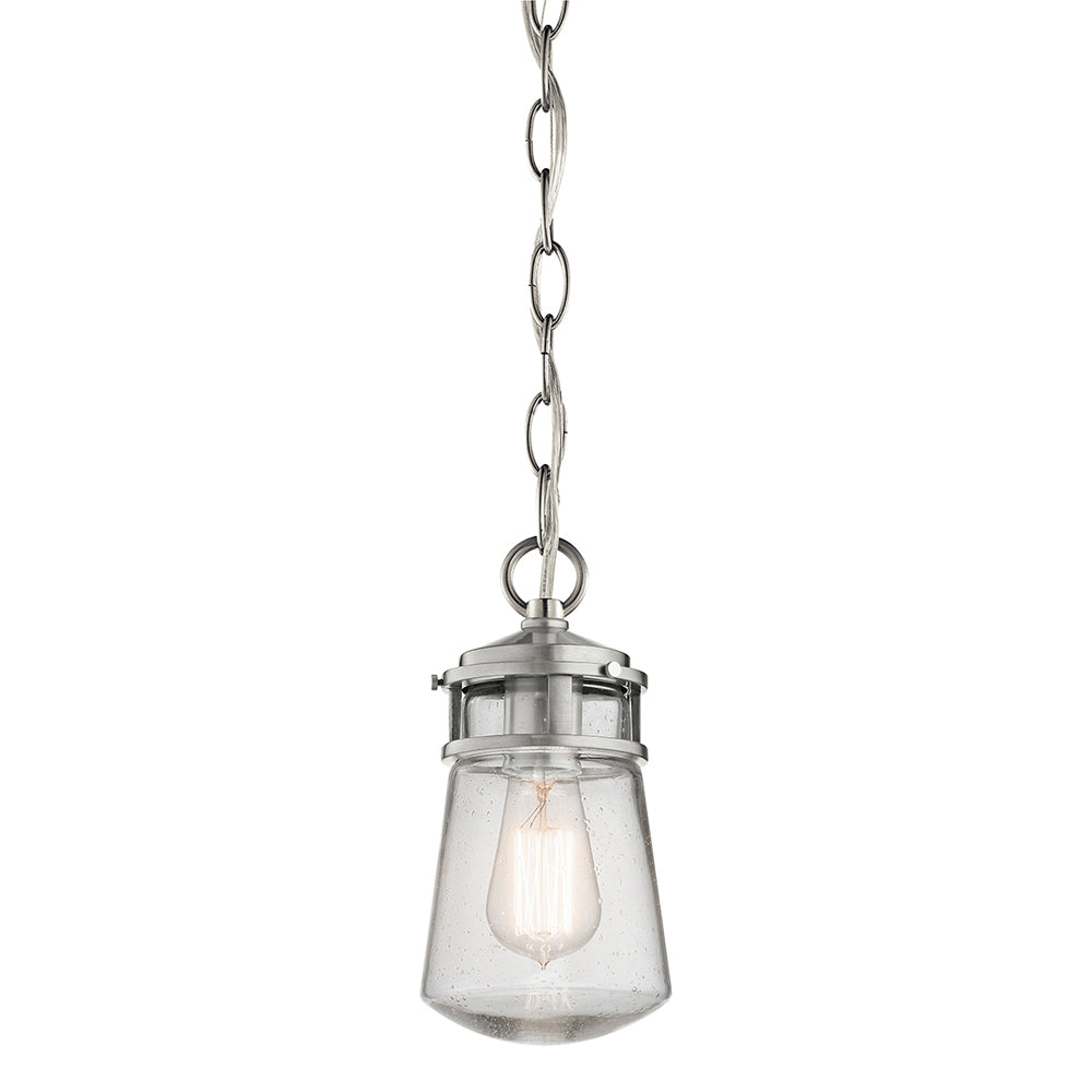 Elstead Lyndon Outdoor Chain Lantern Brushed Aluminium Outlet