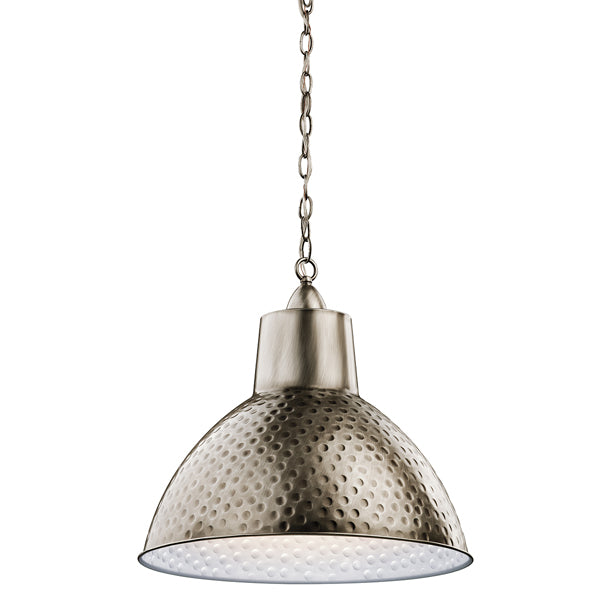 Product photograph of Elstead Missoula 1 Light Pendant Antique Pewter Small from Olivia's