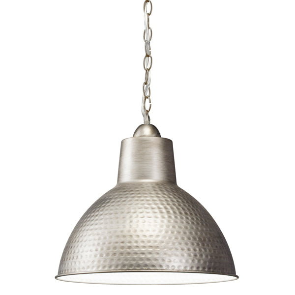 Product photograph of Elstead Missoula 1 Light Pendant Antique Pewter Small from Olivia's.