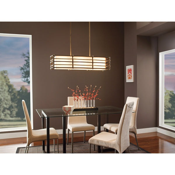 Product photograph of Elstead Moxie 3 Light Chandelier Cambridge Bronze from Olivia's.