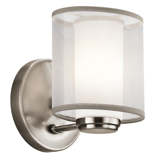 Product photograph of Elstead Saldana 1 Light Wall Light Classic Pewter from Olivia's