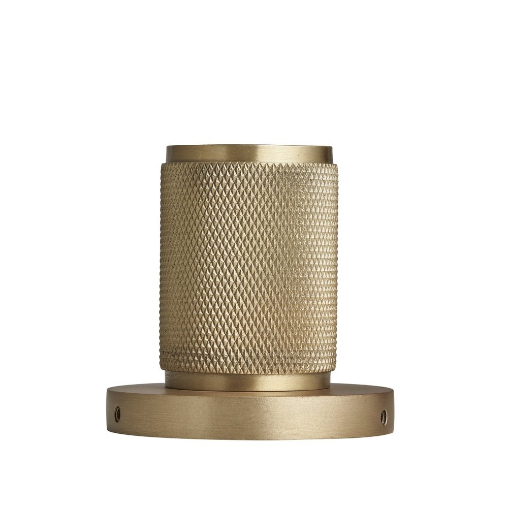 Product photograph of Industville Knurled Edison Spotlight Light In Brass from Olivia's.