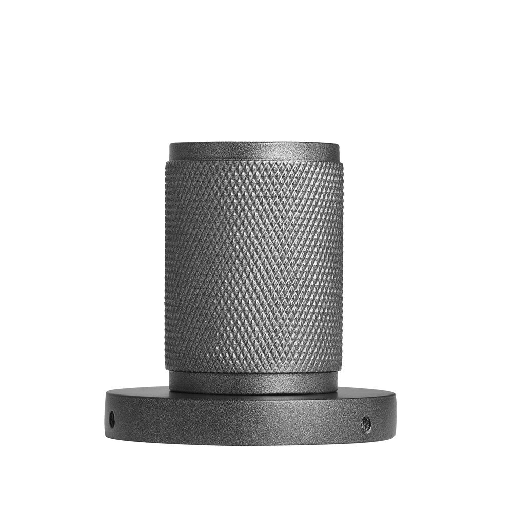 Product photograph of Industville Knurled Edison Spotlight Light In Pewter from Olivia's