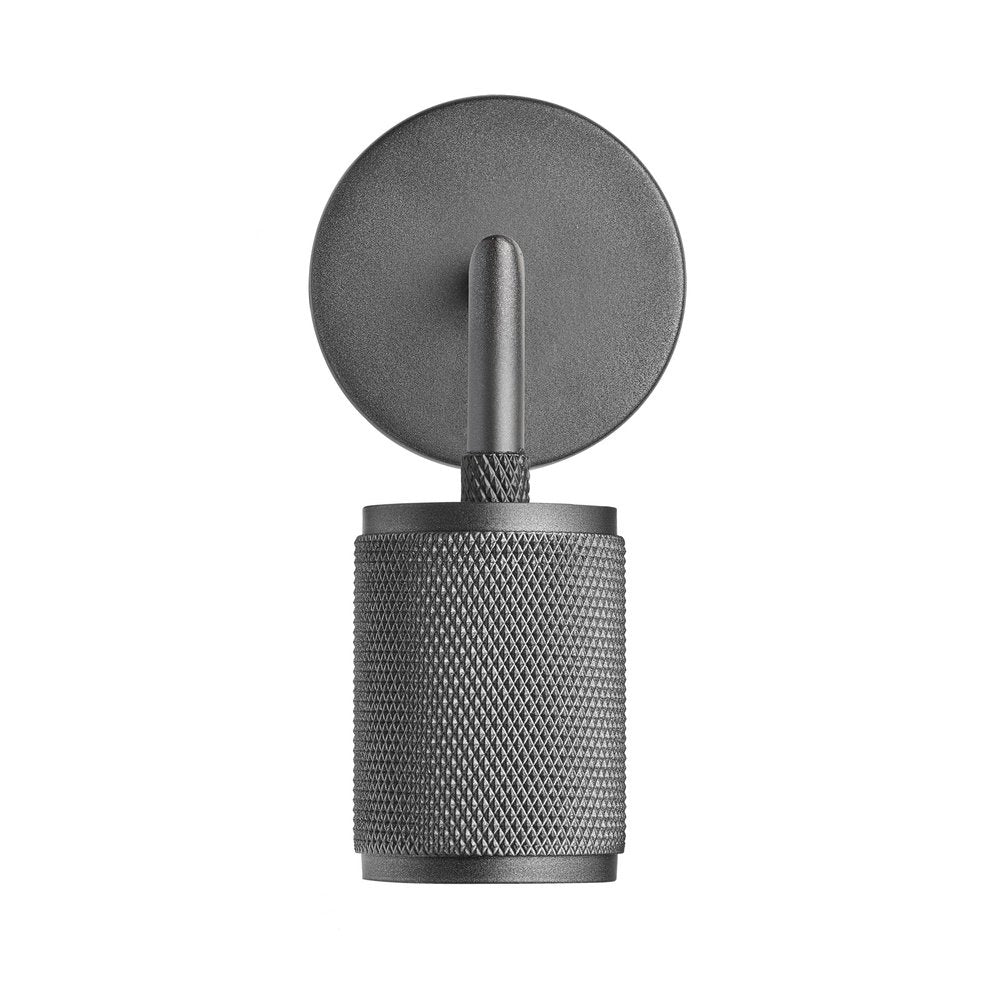 Product photograph of Industville Knurled Edison Wall Light In Pewter from Olivia's.