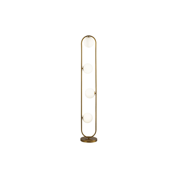 Liang Eimil Luca Brushed Brass Floor Lamp