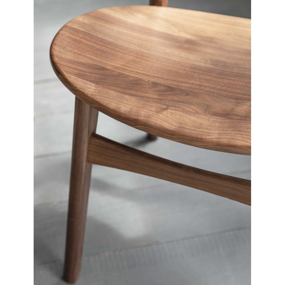 Product photograph of Garden Trading Kersoe Dining Chair Walnut from Olivia's.
