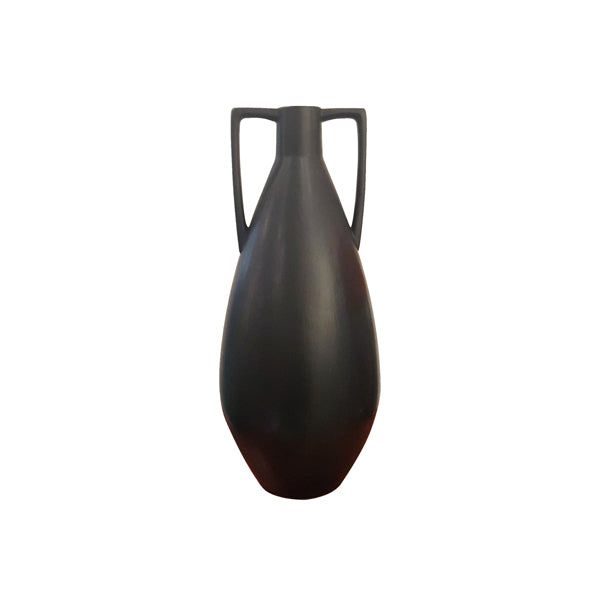 Product photograph of Liang Eimil Cannon Black Vase from Olivia's