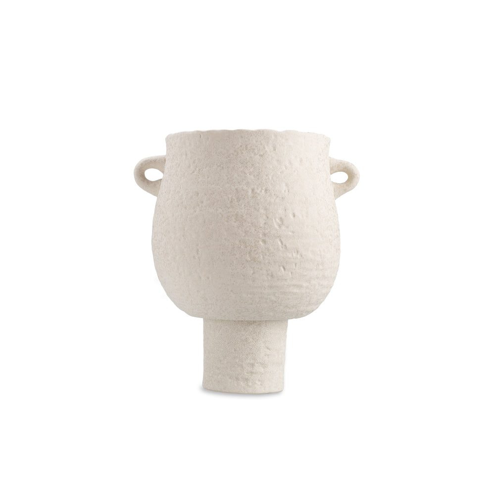 Product photograph of Liang Eimil Ancien White Vase from Olivia's