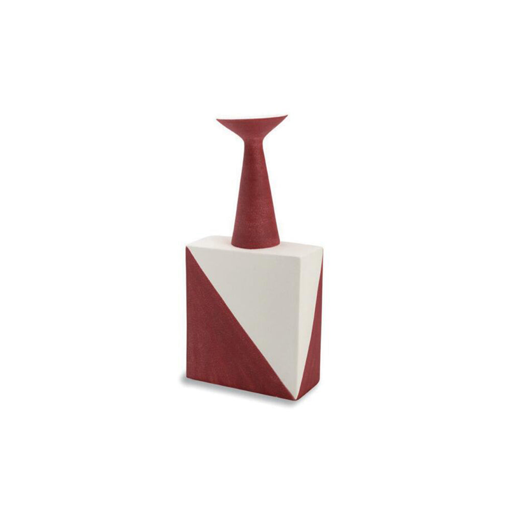 Product photograph of Liang Eimil Pica Ii Red Vase from Olivia's