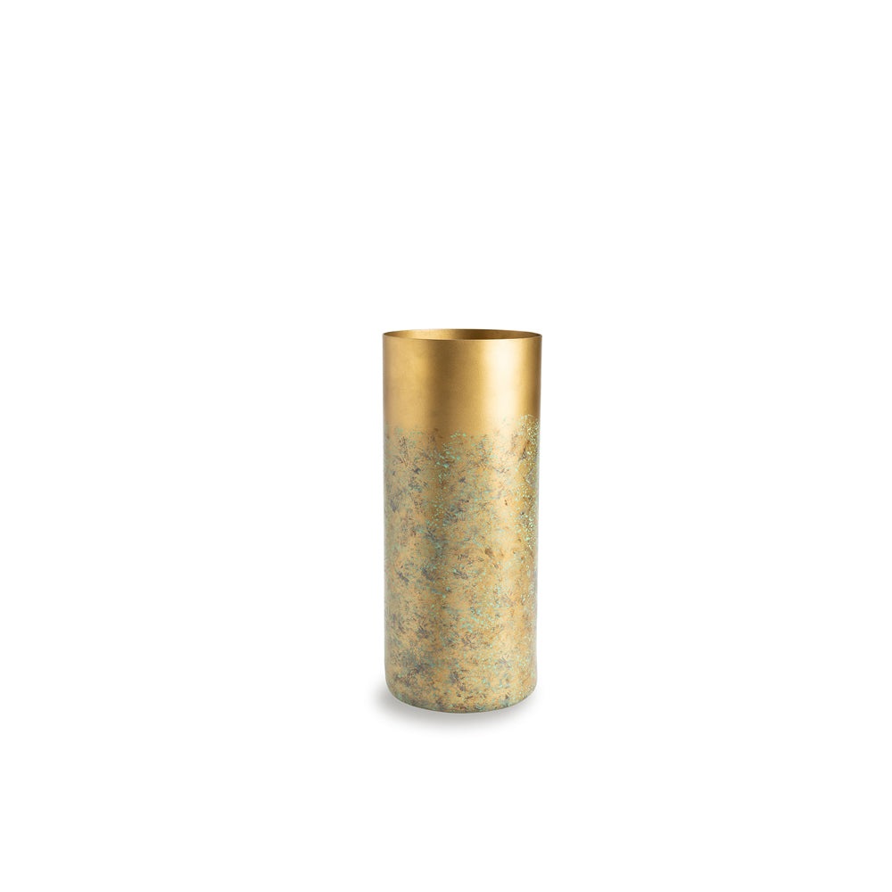Product photograph of Liang Eimil Inger I Gold Vase from Olivia's