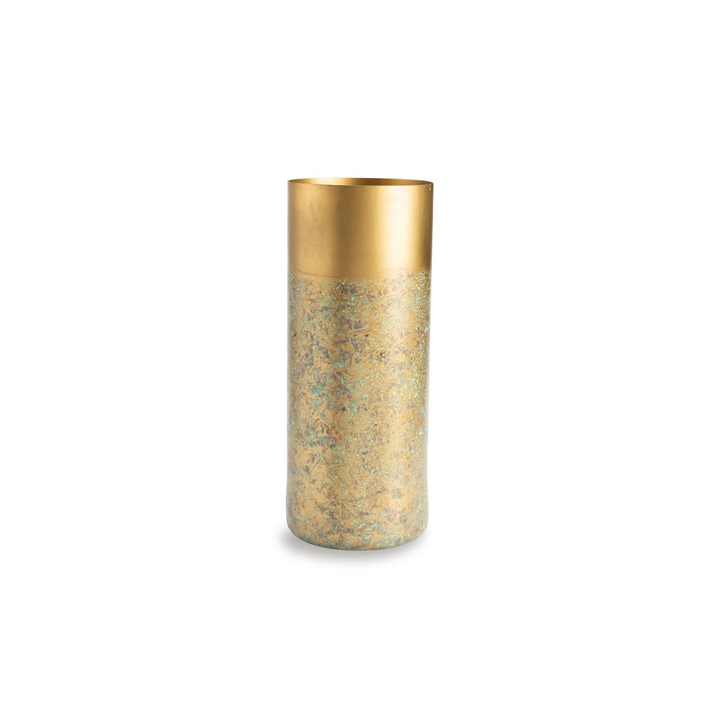 Product photograph of Liang Eimil Inger Ii Gold Vase from Olivia's