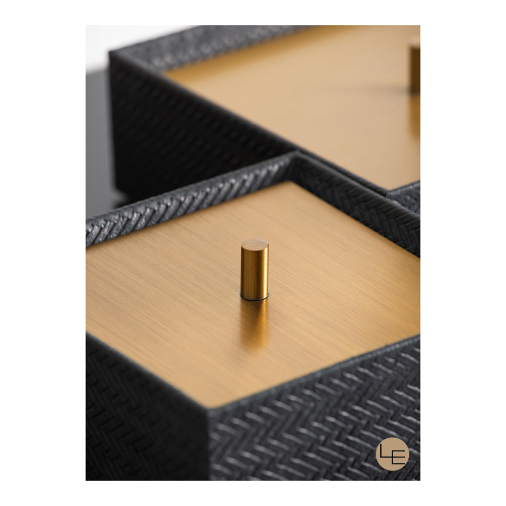 Product photograph of Liang Eimil Desmalter Ornament Brushed Brass Finish Large from Olivia's.