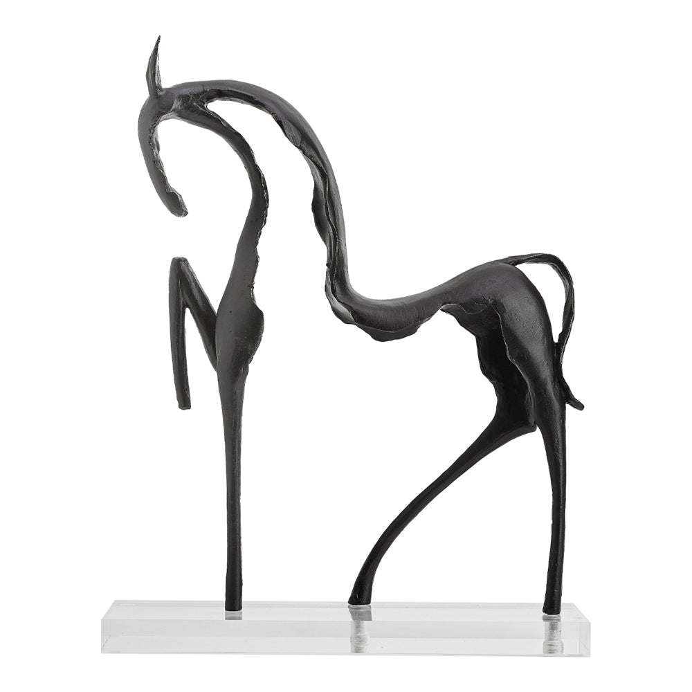 Product photograph of Liang Eimil Equus Ornament Black from Olivia's