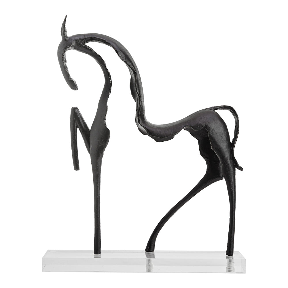 Product photograph of Liang Eimil Equus Ornament Black from Olivia's.