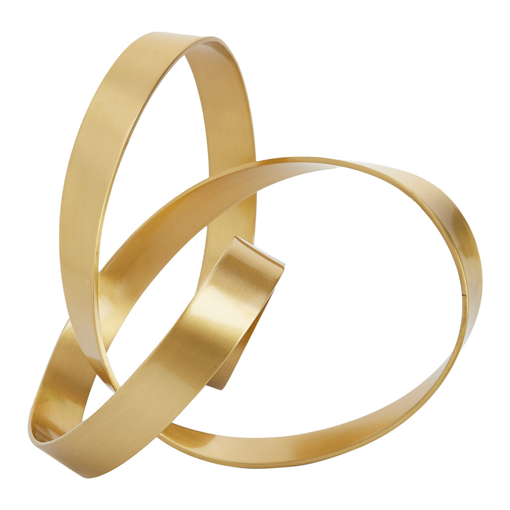Product photograph of Liang Eimil Moebius I Ornament Golden Finish from Olivia's