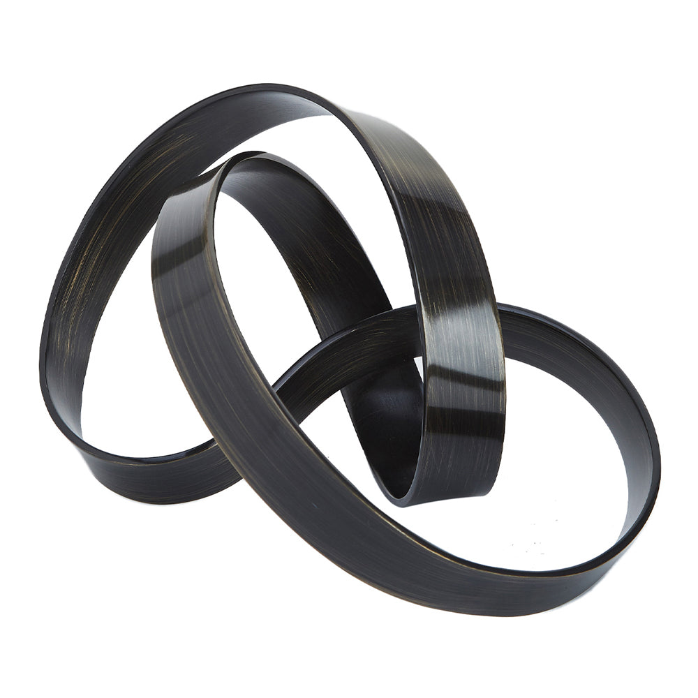 Product photograph of Liang Eimil Moebius Ii Ornament Black Titanium Finished from Olivia's