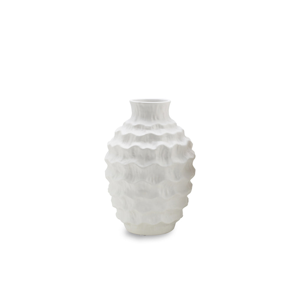 Product photograph of Liang Eimil Tamara Vase White Large from Olivia's