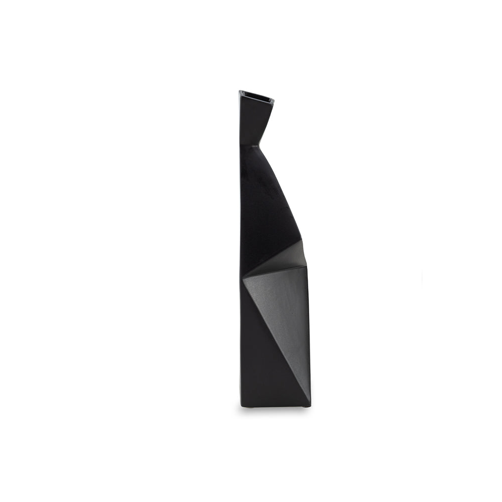 Product photograph of Liang Eimil Allen Vase Black from Olivia's