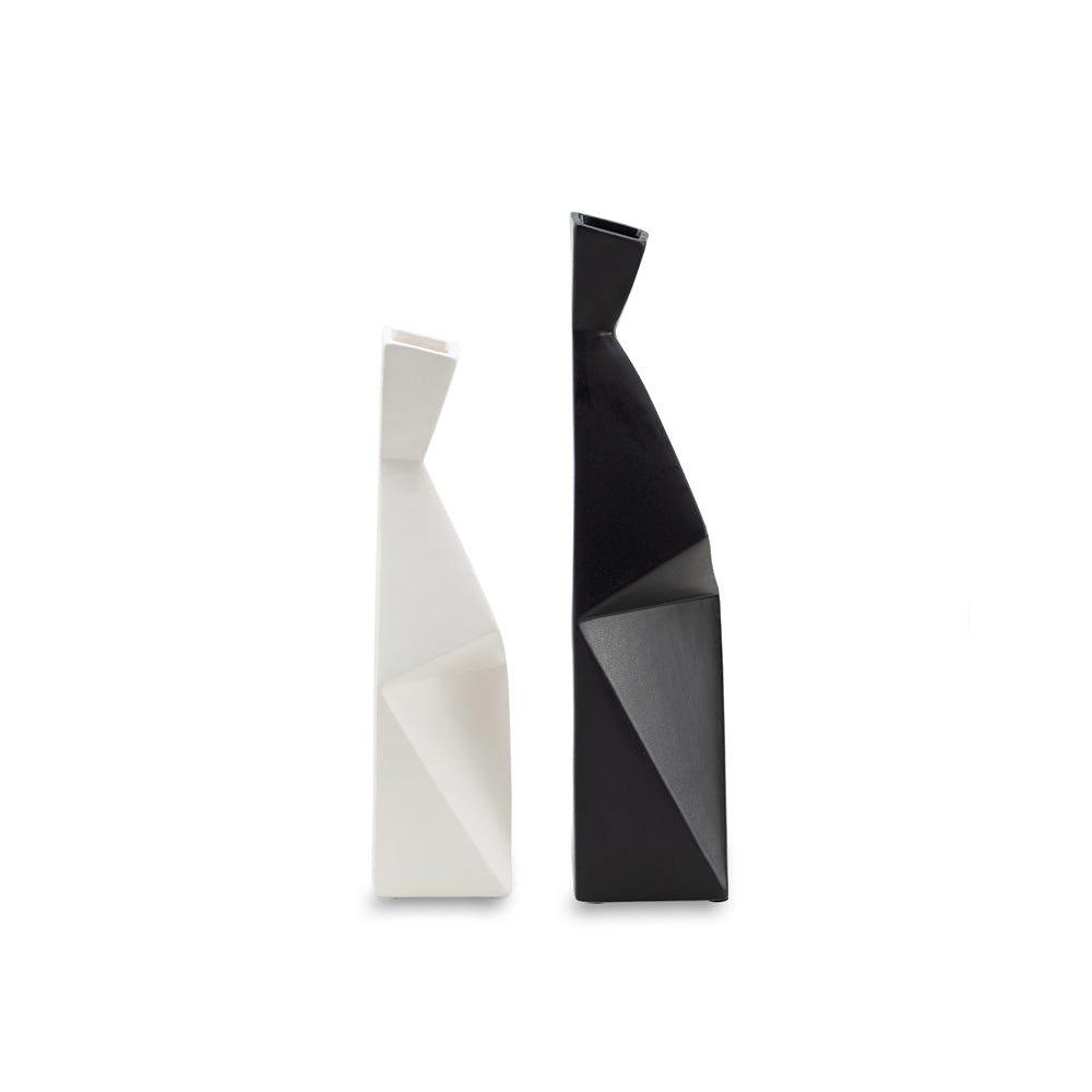 Product photograph of Liang Eimil Allen Vase Black from Olivia's.