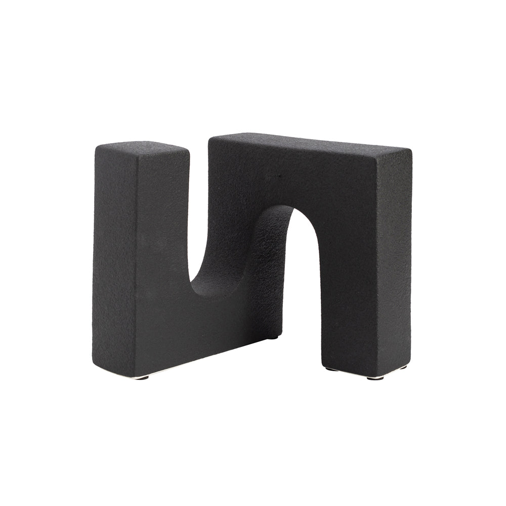 Product photograph of Liang Eimil Maze Bookend Black from Olivia's