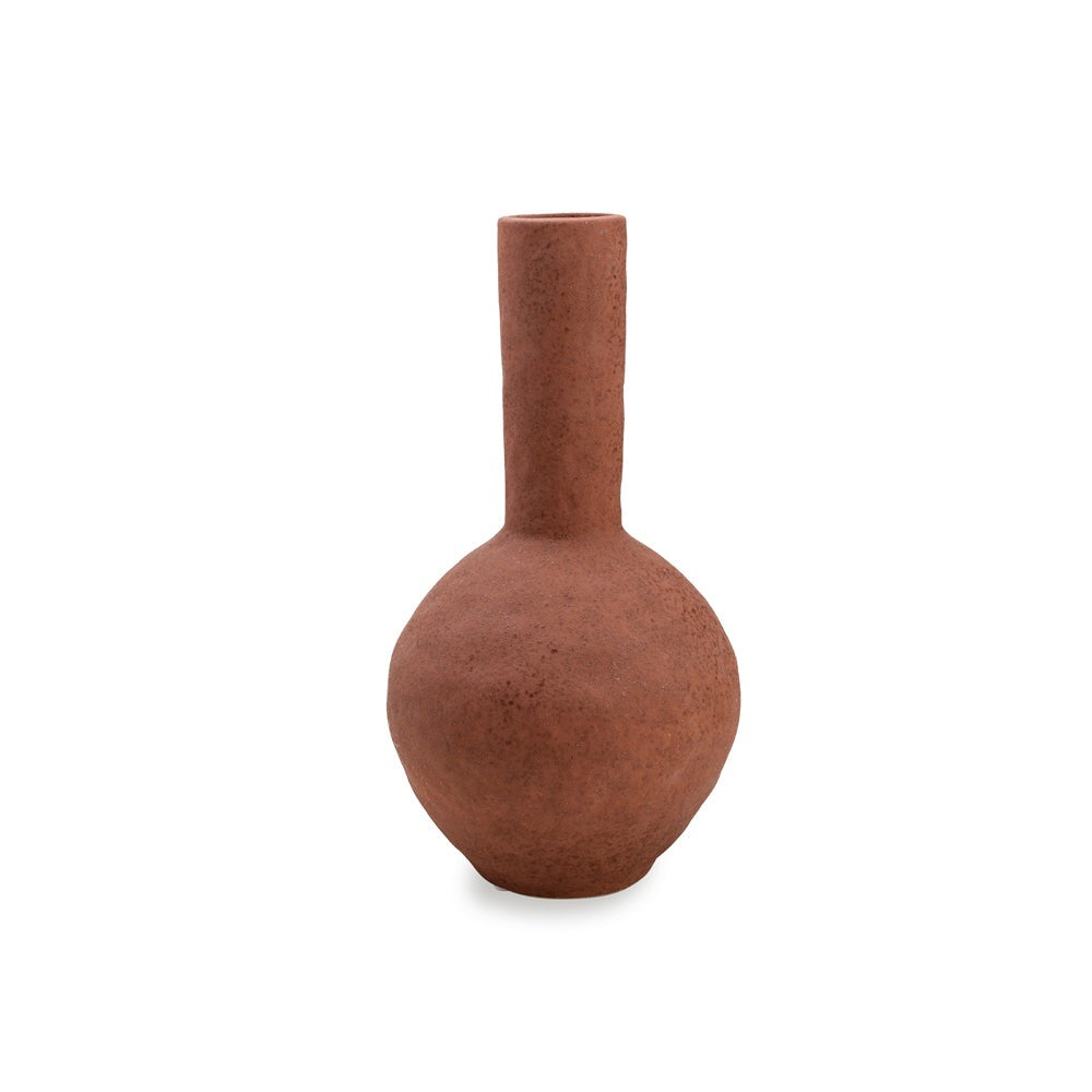 Product photograph of Liang Eimil Joan Vase Earthy Red from Olivia's