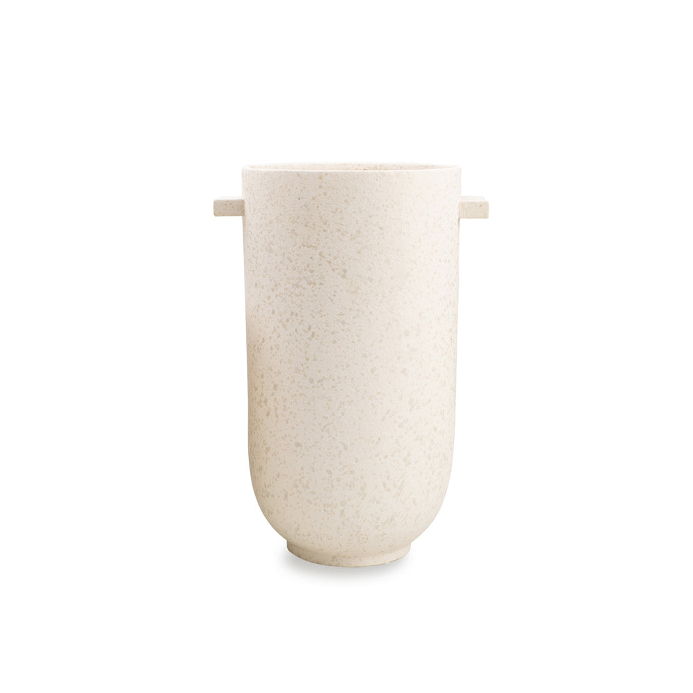 Product photograph of Liang Eimil Manor Vase Rice White Small from Olivia's.