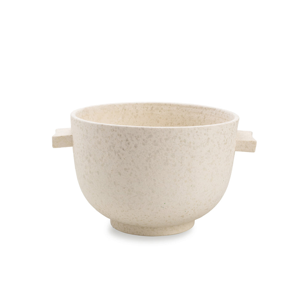 Product photograph of Liang Eimil Manson Vase Rice White from Olivia's