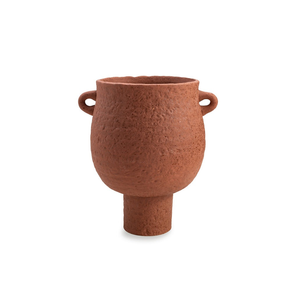 Product photograph of Liang Eimil Ancien Vase Earthy Red from Olivia's