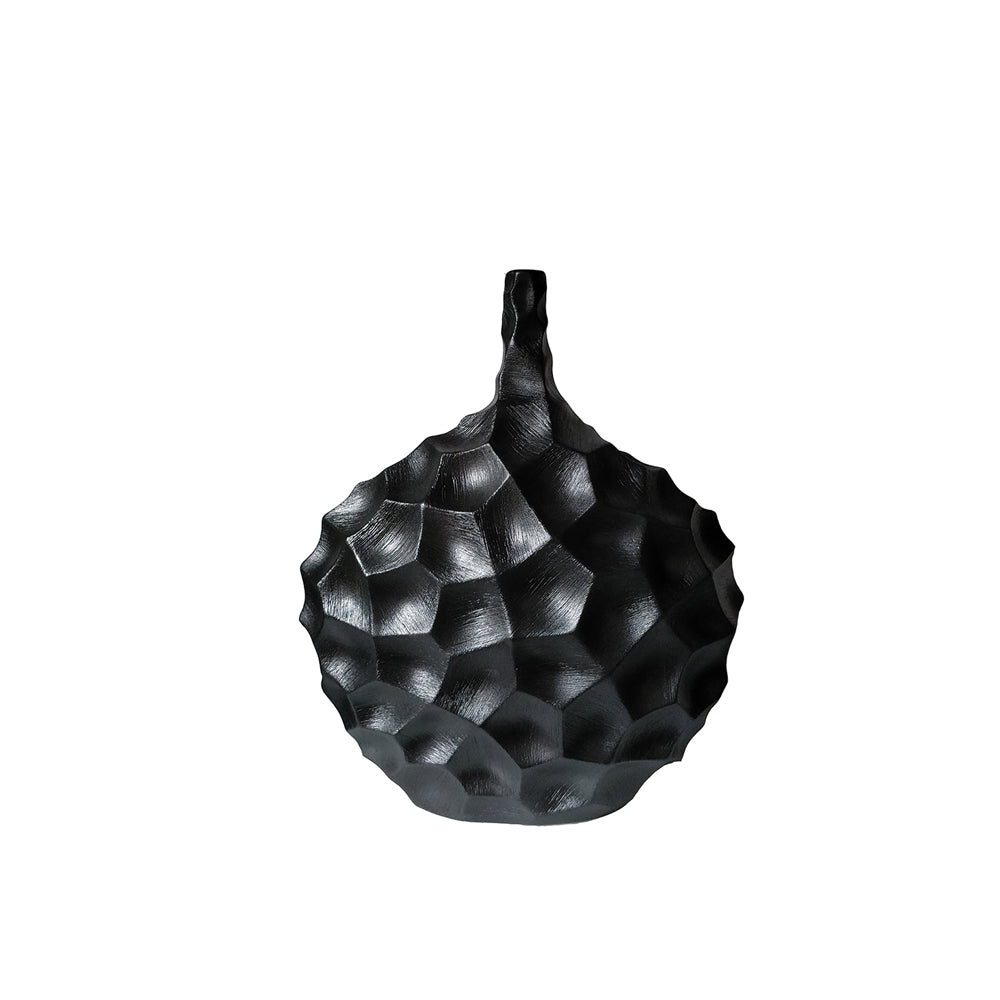 Product photograph of Liang Eimil Lucas Vase Black from Olivia's