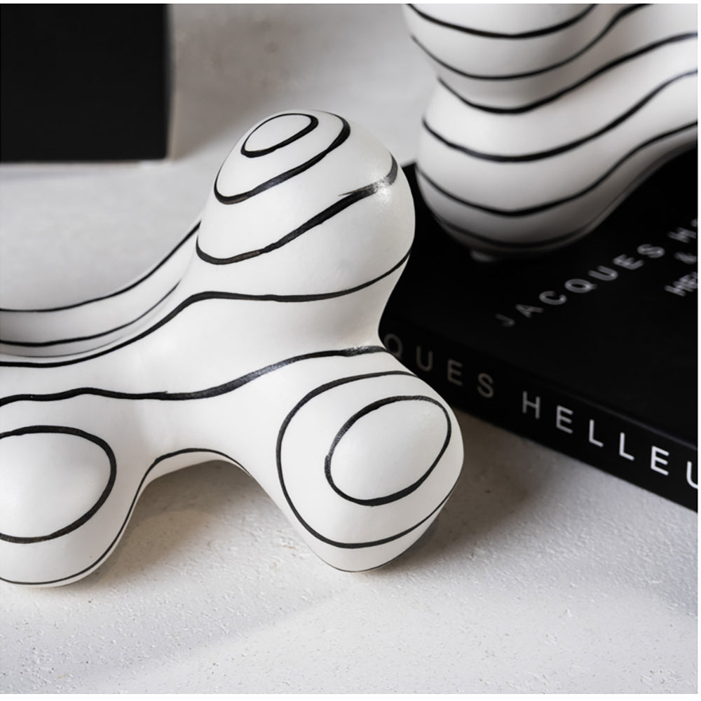 Product photograph of Liang Eimil Cato Ii Sculpture Black And White from Olivia's.