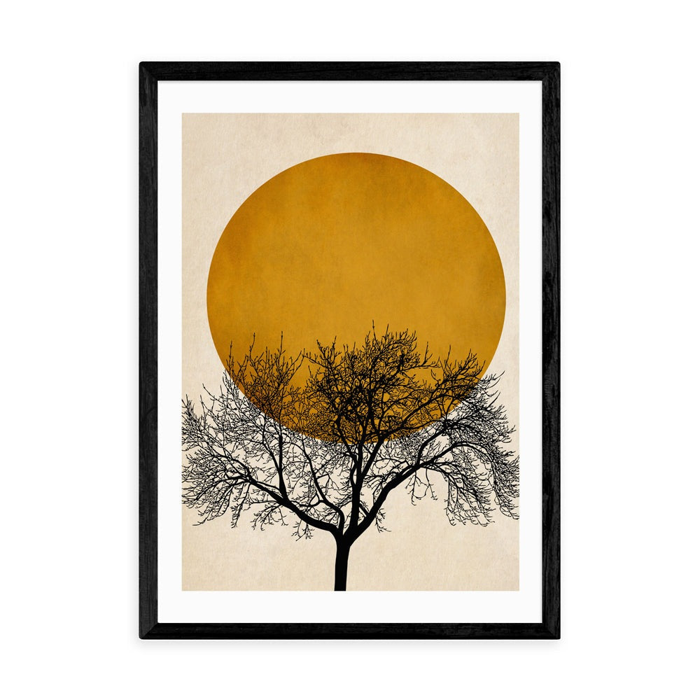 Product photograph of Winter Morning By Kubistika - A2 Black Framed Art Print from Olivia's.