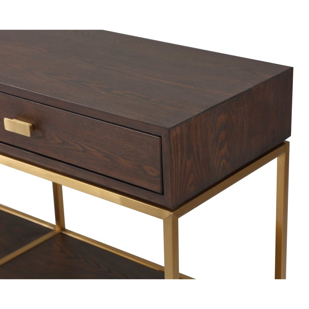 Product photograph of Liang Eimil Levi Dressing Table Dark Brown Ash from Olivia's.