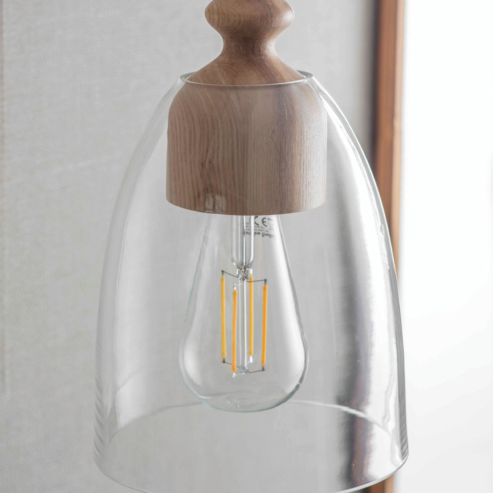 Product photograph of Garden Trading Bloomsbury Pendant Light In Ash from Olivia's.