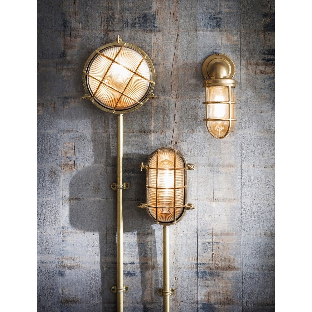 Product photograph of Garden Trading Devonport Down Light Wall Light Gold from Olivia's.