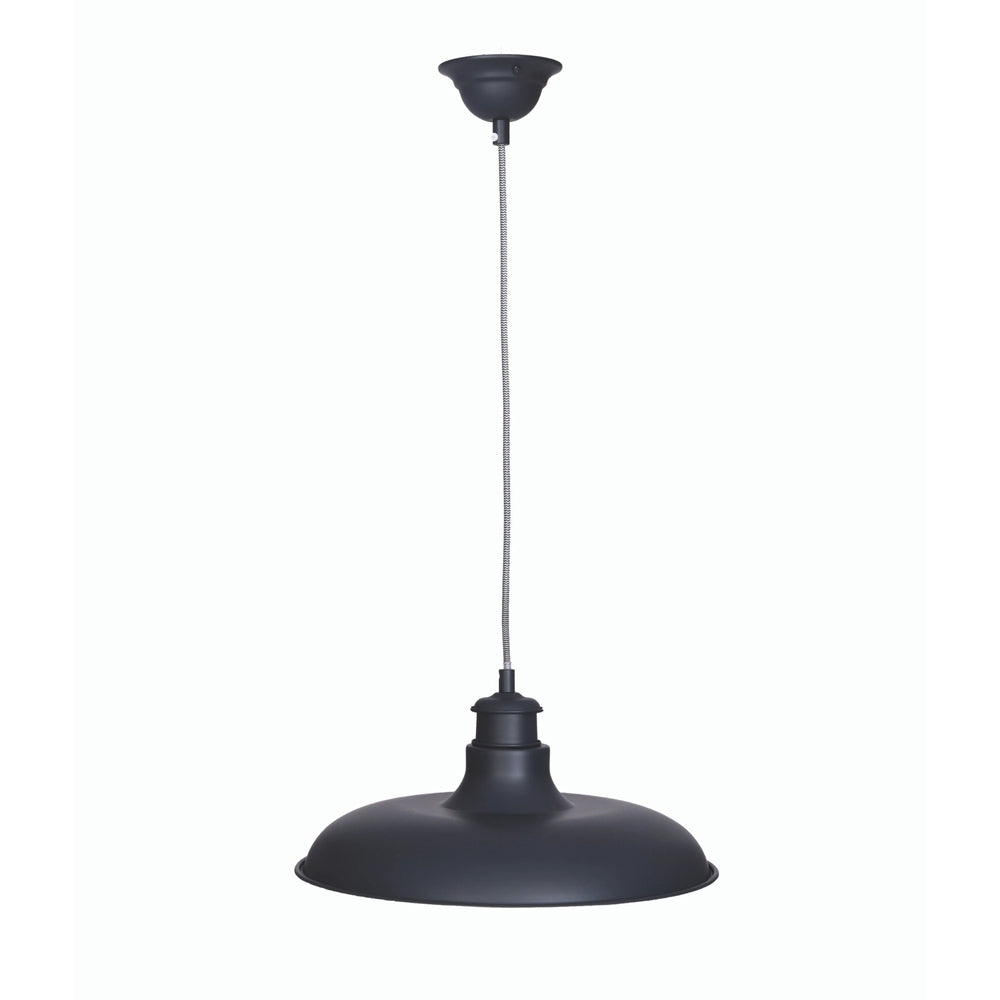 Product photograph of Garden Trading Toulon Pendant Light In Carbon from Olivia's