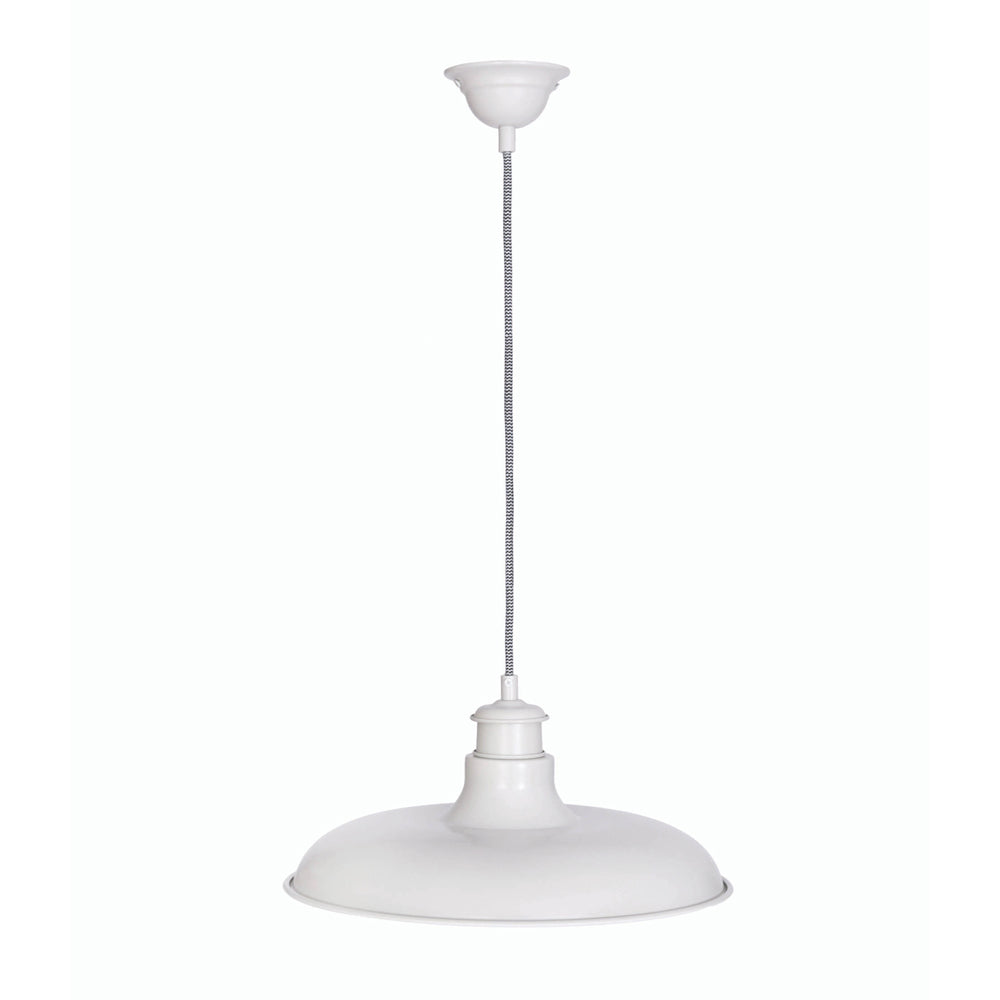 Product photograph of Garden Trading Toulon Pendant Light In Chalk from Olivia's.