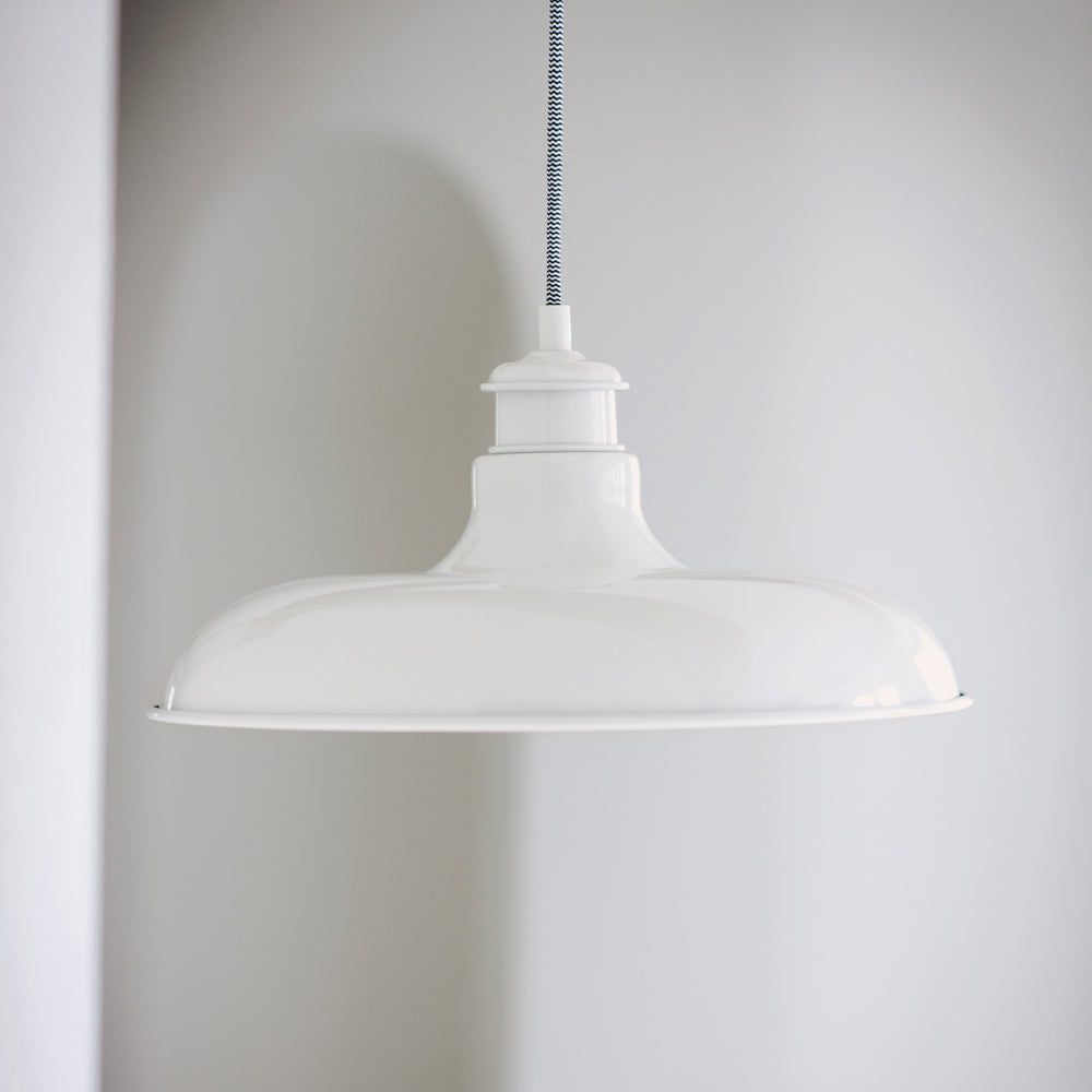 Product photograph of Garden Trading Toulon Pendant Light In Chalk from Olivia's