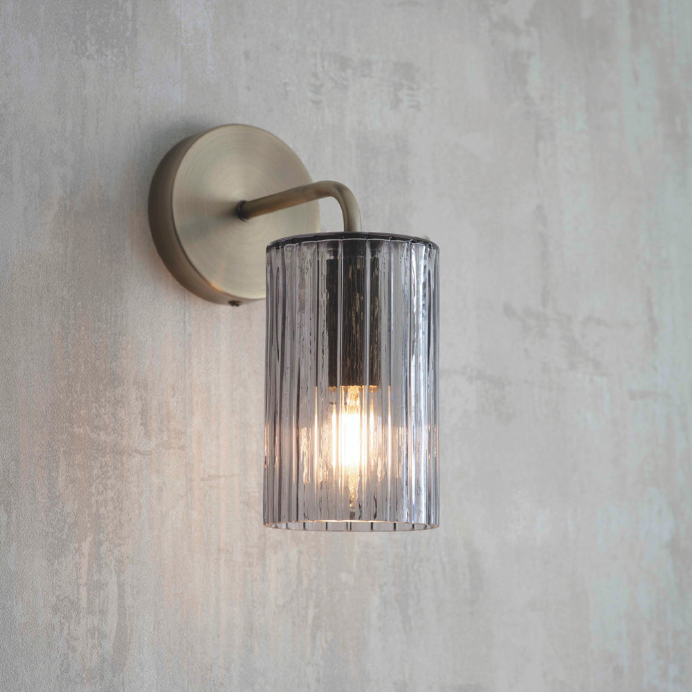 Product photograph of Garden Trading Clarendon Glass Wall Light from Olivia's.