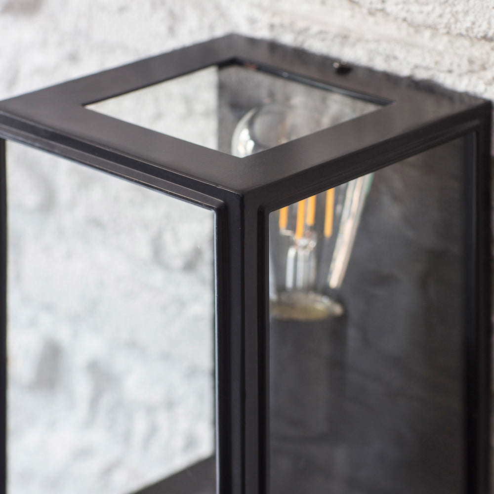 Product photograph of Garden Trading Belgrave Outdoor Lantern In Carbon from Olivia's.
