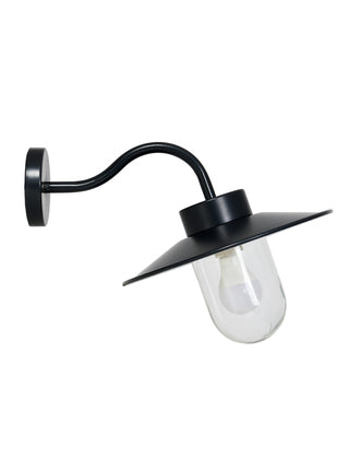 Product photograph of Garden Trading Swan Neck Wall Light Carbon from Olivia's.