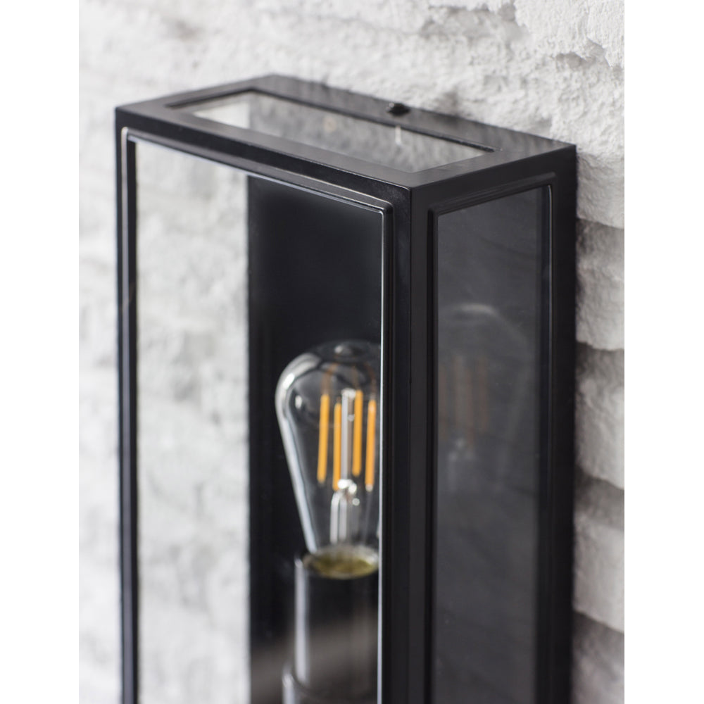 Product photograph of Garden Trading Belgrave Tall Lantern In Carbon Steel from Olivia's.