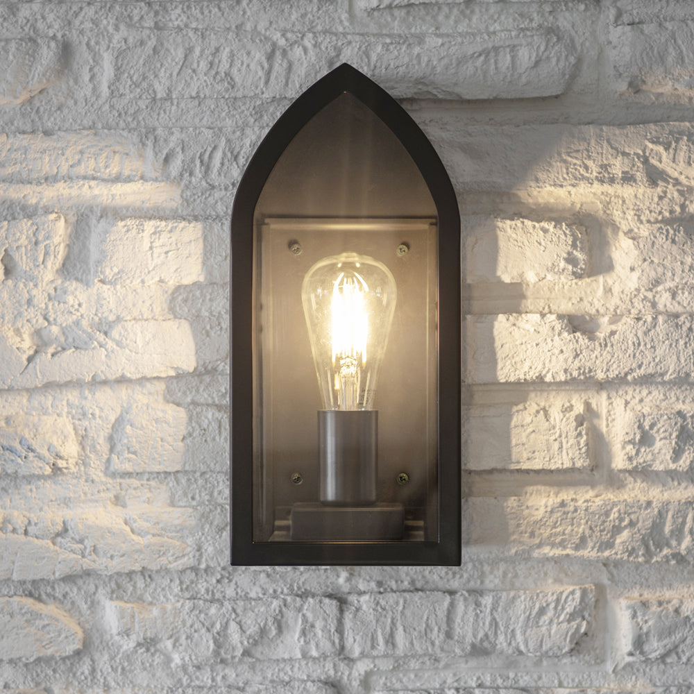 Product photograph of Garden Trading Fairford Outdoor Lantern In Carbon from Olivia's.