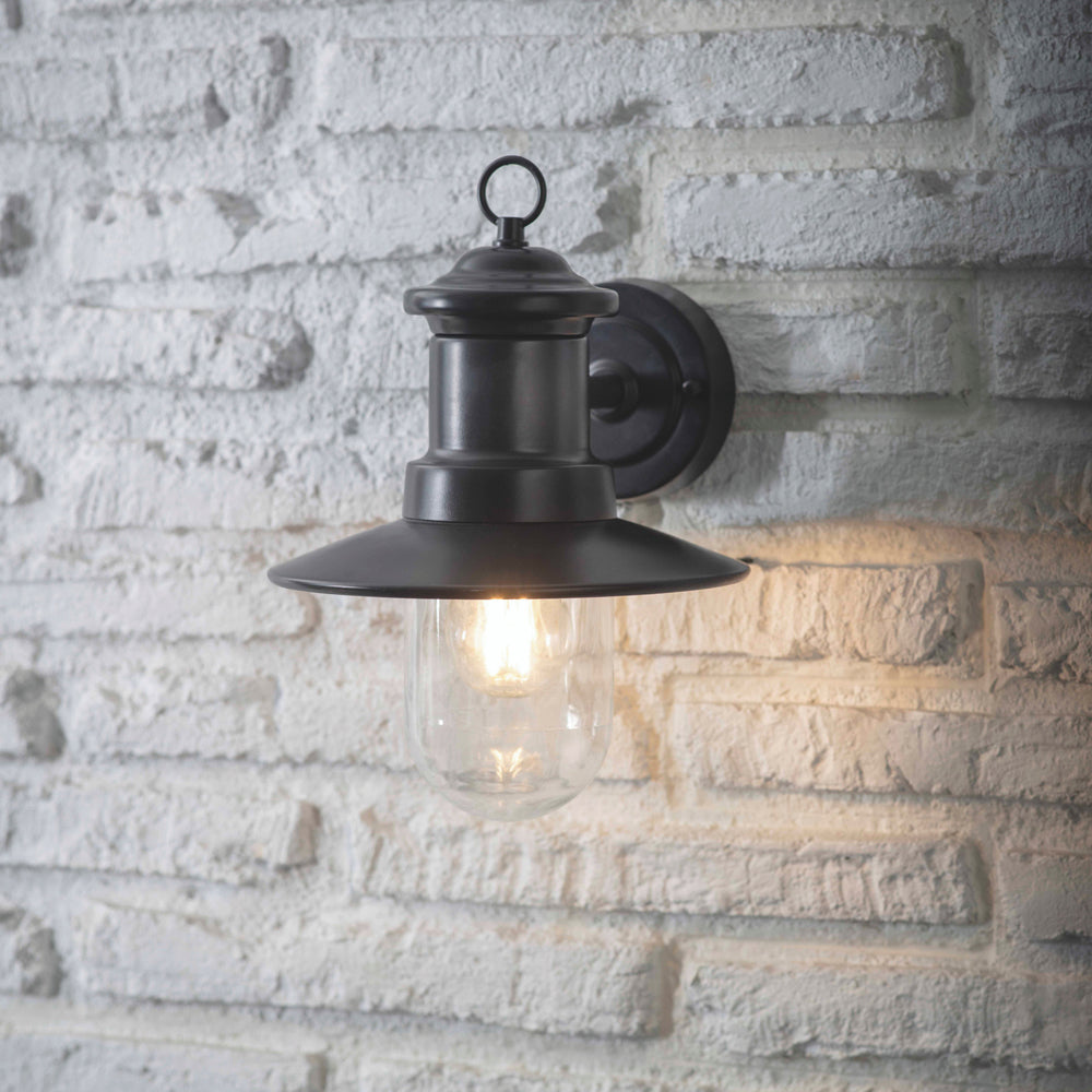 Product photograph of Garden Trading Ships Outdoor Light In Carbon from Olivia's